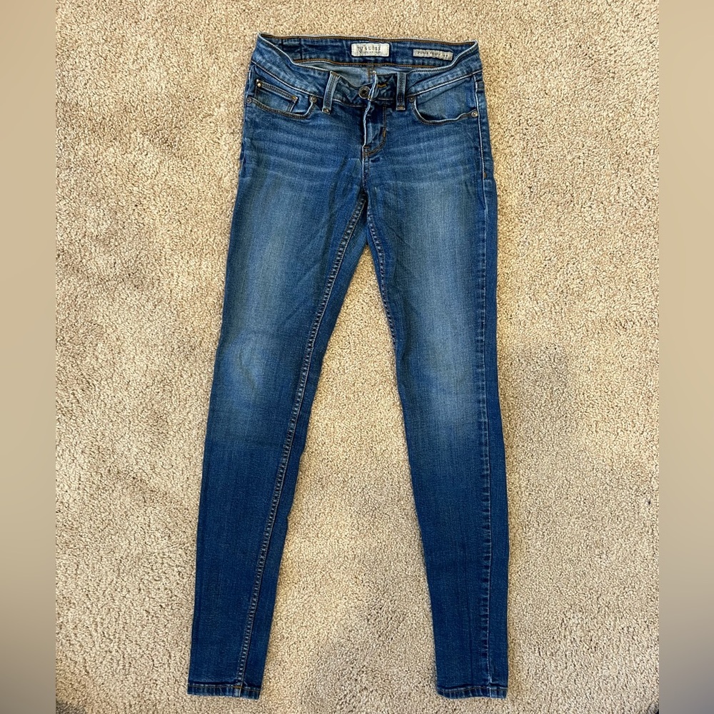 Guess Blue Jeans Power Skinny Low Size 24